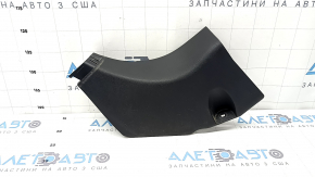 Left lower front pillar trim for Toyota Rav4 19-24, black, worn