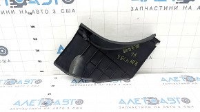 Left lower front pillar trim for Toyota Rav4 19-24, black, worn
