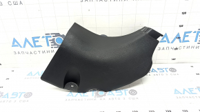 Right lower front pillar trim for Toyota Rav4 19-24, black, worn