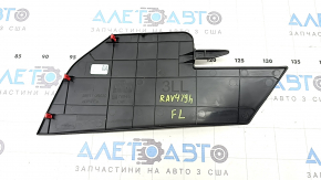 Front lower left center console trim for Toyota Rav4 19-24 black