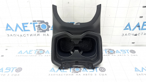 Toyota Rav4 19-24 center console trim with cup holders, black, scratches