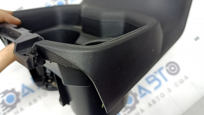 Toyota Rav4 19-24 center console trim with cup holders, black, scratches