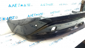Nissan Ariya 23-25 rear bumper lip for parking sensors, gloss black, rubbed