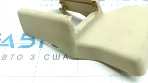 Rear right passenger seat runner cover for Lexus RX350 RX450h 10-15 beige, plastic turned white
