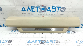 Front right door sill plate for Lexus RX350 RX450h 10-15 beige, with chrome trim, scratches