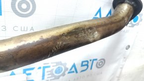 Downpipe with catalytic converter Toyota Rav4 19-22 hybrid, USA built, studs sawed off, dented