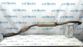Downpipe with catalytic converter Toyota Rav4 19-22 hybrid, USA built, studs sawed off, dented