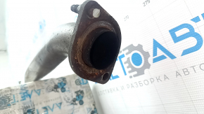 Downpipe with catalytic converter Toyota Rav4 19-22 hybrid, USA built, studs sawed off, dented