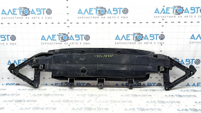 The lower deflector of the front bumper of the Toyota Camry v70 18-24 USA plastic is cracked.
