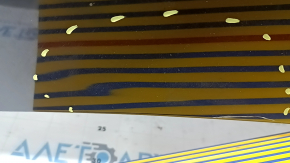 The hood is bare, Volvo XC90 16-23 aluminum, black 717, dents, bumps, dented corners