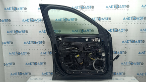 Volvo XC90 16-24 Keyless Front Left Door Assembly, Black 717, Dent