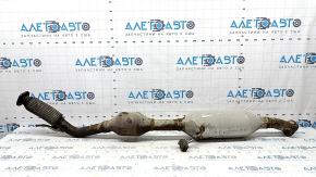 Toyota Camry v70 18-24 hybrid FWD exhaust pipe with catalytic converter, mesh is torn, stud is broken