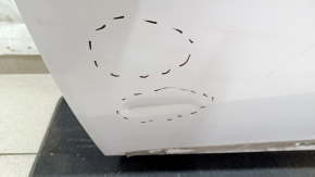 Bare front left door Lexus RX350 RX450h 10-15 white 077, dented