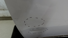 Bare front left door Lexus RX350 RX450h 10-15 white 077, dented