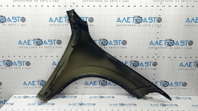 Front left fender Volvo XC90 16-25 T5, T6, B5, B6 aluminum, black 717, dented, torn