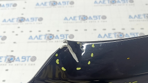 Front left fender Volvo XC90 16-25 T5, T6, B5, B6 aluminum, black 717, dented, torn