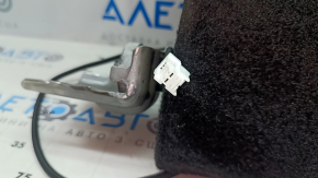Rear row of seats, upper left part, Nissan Ariya 23-25, black leatherette, heated, with belt