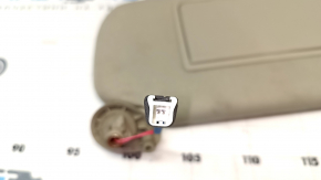 Right visor Acura TLX 15-17 beige