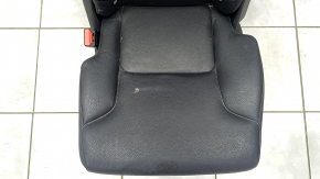 Left rear seat Volvo XC90 16-23 black leather for 3 rows, dry cleanable, dented