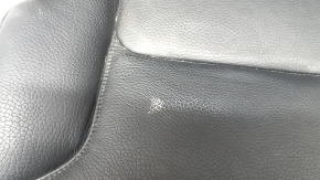 Left rear seat Volvo XC90 16-23 black leather for 3 rows, dry cleanable, dented