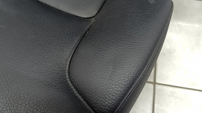 Left rear seat Volvo XC90 16-23 black leather for 3 rows, dry cleanable, dented