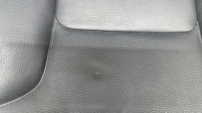 Right rear seat Volvo XC90 16-23, black leather for 3 rows, scratches on plastic, dented, needs cleaning