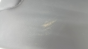 Rear row of seats, left, 3rd row, Volvo XC90 16-23, black leather, scratches on plastic, dented, needs cleaning