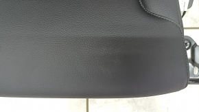 Rear row of seats, right, 3rd row, Volvo XC90 16-23, black leather, scratches on plastic, needs cleaning