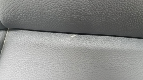 Rear row of seats, right, 3rd row, Volvo XC90 16-23, black leather, scratches on plastic, needs cleaning