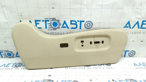Lexus RX350 RX450h 10-15 right passenger seat trim panel, beige