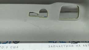 Volvo XC90 16-23 headliner for panoramic windows, for 3rd row, with speaker grilles, gray, dry-cleanable, creases, torn fasteners