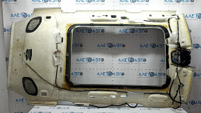 Volvo XC90 16-23 headliner for panoramic windows, for 3rd row, with speaker grilles, gray, dry-cleanable, creases, torn fasteners