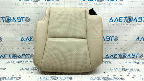 Seat upholstery, 2nd row, left, Lexus RX350 RX450h 10-15, lower part, beige leather, dented leather