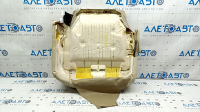 Seat upholstery, 2nd row, left, Lexus RX350 RX450h 10-15, lower part, beige leather, dented leather