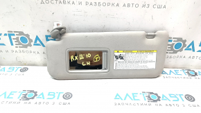 Left visor for Lexus RX350 RX450h 10-15, gray, without hook