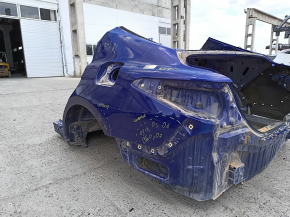 Quarter wing rear left Toyota Camry v70 18-24 without BSM, on the body, blue 8W7 made