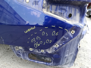 Quarter wing rear left Toyota Camry v70 18-24 without BSM, on the body, blue 8W7 made
