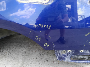 Quarter wing rear left Toyota Camry v70 18-24 without BSM, on the body, blue 8W7 made