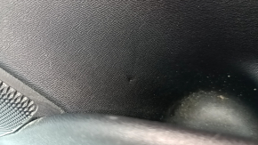 Door trim panel, rear left, Volvo XC90 16-22, black leather, armrest and insert, black leather, birch molding, Bowers & Wilkins, with illumination, needs cleaning, dents