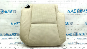 Seat upholstery, 2nd row, right, Lexus RX350 RX450h 10-15, lower part, beige leather, dented leather