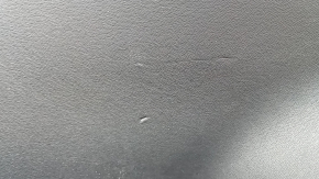 Volvo XC90 16-22 rear right door panel, black leather, black leather armrest and insert, birch molding, Bowers & Wilkins, with backlighting, nicks, tears, needs cleaning, dent