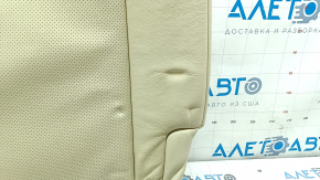 Seat upholstery, 2nd row, right, Lexus RX350 RX450h 10-15, upper part, beige leather, dented leather