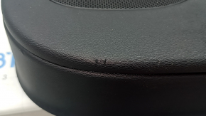 Volvo XC90 16-22 front right door panel, black leather, black leather armrest and insert, birch molding, Bowers & Wilkins, with backlighting, nicks, tears