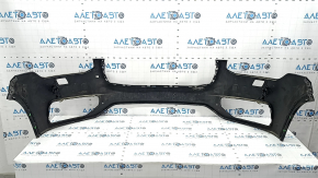 Front bumper, bare, Volvo XC90 16-19, for headlight washers without park assist, black, scratches, dents, fake, non-factory holes