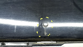 Rear bumper, bare lower part, Volvo XC90 16-23, for parking sensors, black, scratches, dented