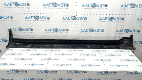 Left side sill for Volvo XC90 16-25 with seal, black, scratches
