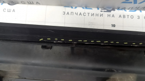 Left side sill for Volvo XC90 16-25 with seal, black, scratches