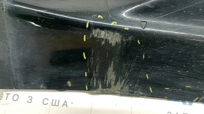 Left side sill for Volvo XC90 16-25 with seal, black, scratches