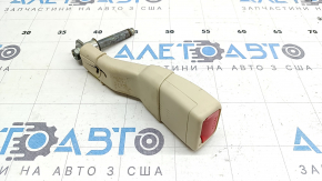 Seat belt latch, 2nd row, right, Lexus RX350 RX450h 10-15, beige