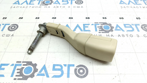 Seat belt latch, 2nd row, right, Lexus RX350 RX450h 10-15, beige
